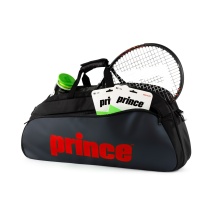 Prince Tennis-Racketbag Tour 1 Comp (Schlägertasche, Hauptfach, Thermofach) 2023 schwarz/rot 3er